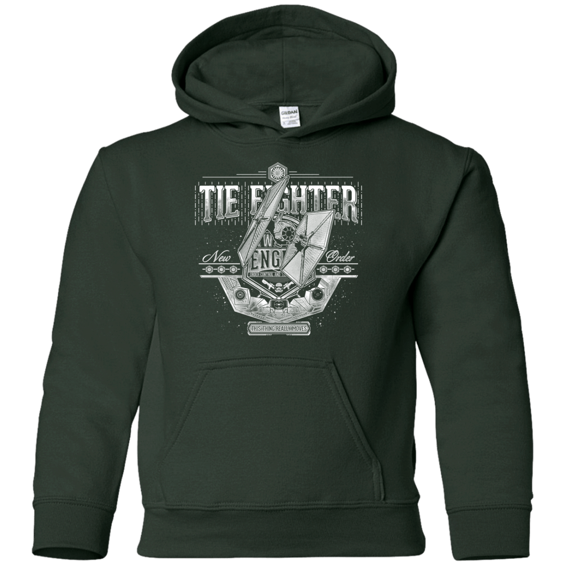 Sweatshirts Forest Green / YS New Order Youth Hoodie