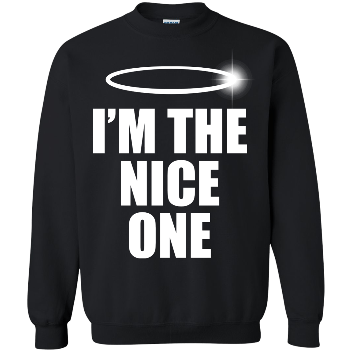 Sweatshirts Black / Small Nice One Crewneck Sweatshirt
