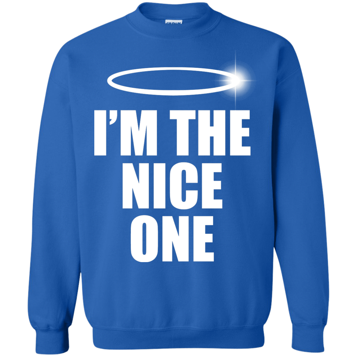 Sweatshirts Royal / Small Nice One Crewneck Sweatshirt