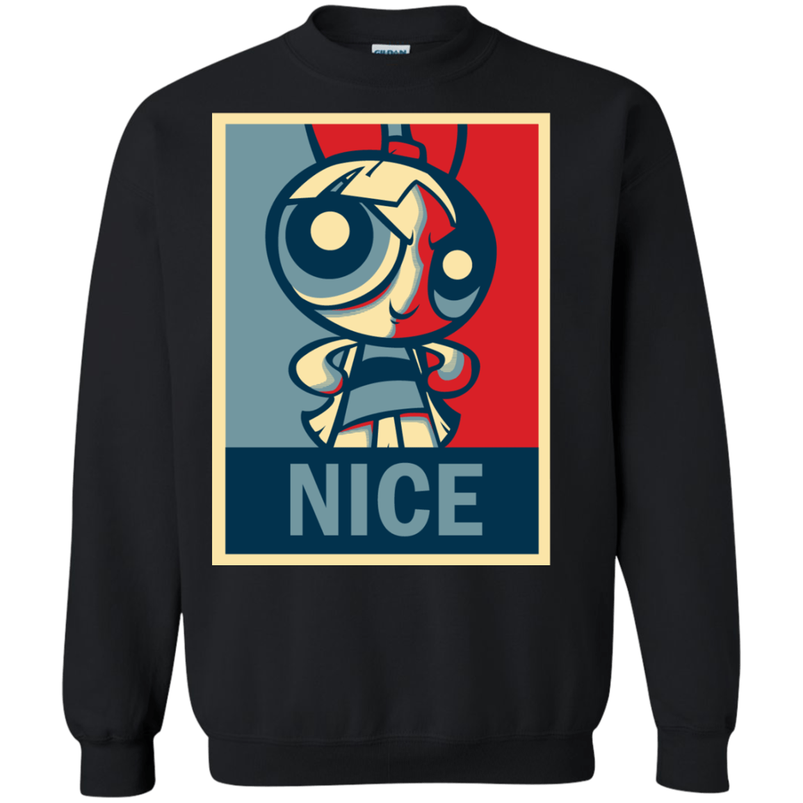 Sweatshirts Black / S Nice Powerpuff Crewneck Sweatshirt