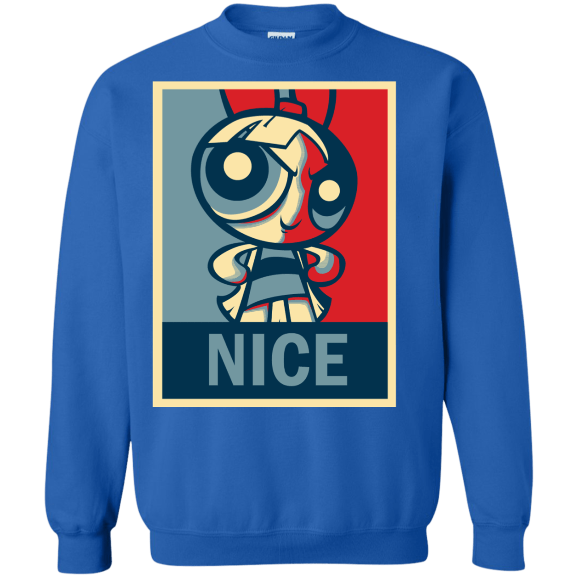 Sweatshirts Royal / S Nice Powerpuff Crewneck Sweatshirt