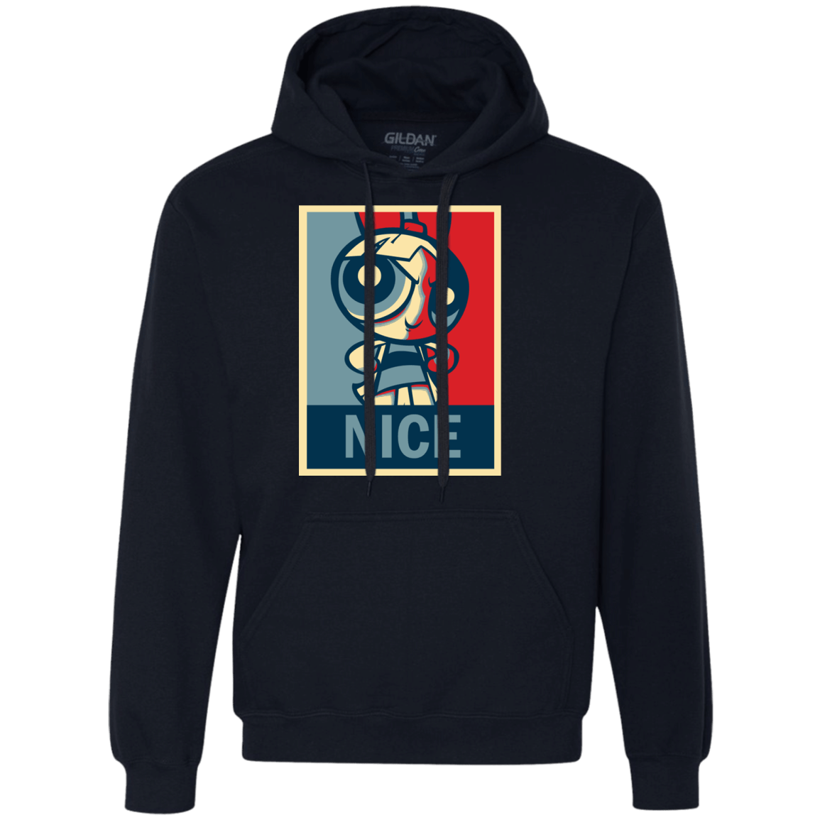 Sweatshirts Navy / S Nice Powerpuff Premium Fleece Hoodie