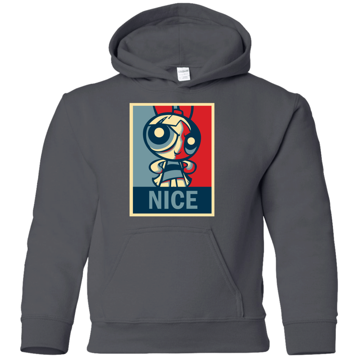 Sweatshirts Charcoal / YS Nice Powerpuff Youth Hoodie