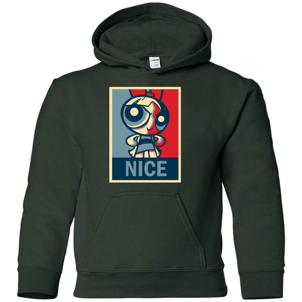 Sweatshirts Forest Green / YS Nice Powerpuff Youth Hoodie
