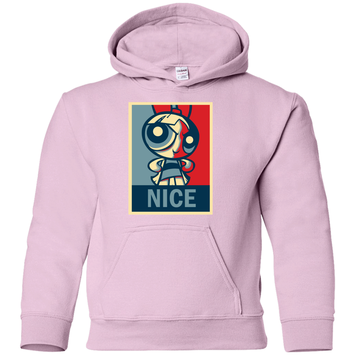 Sweatshirts Light Pink / YS Nice Powerpuff Youth Hoodie