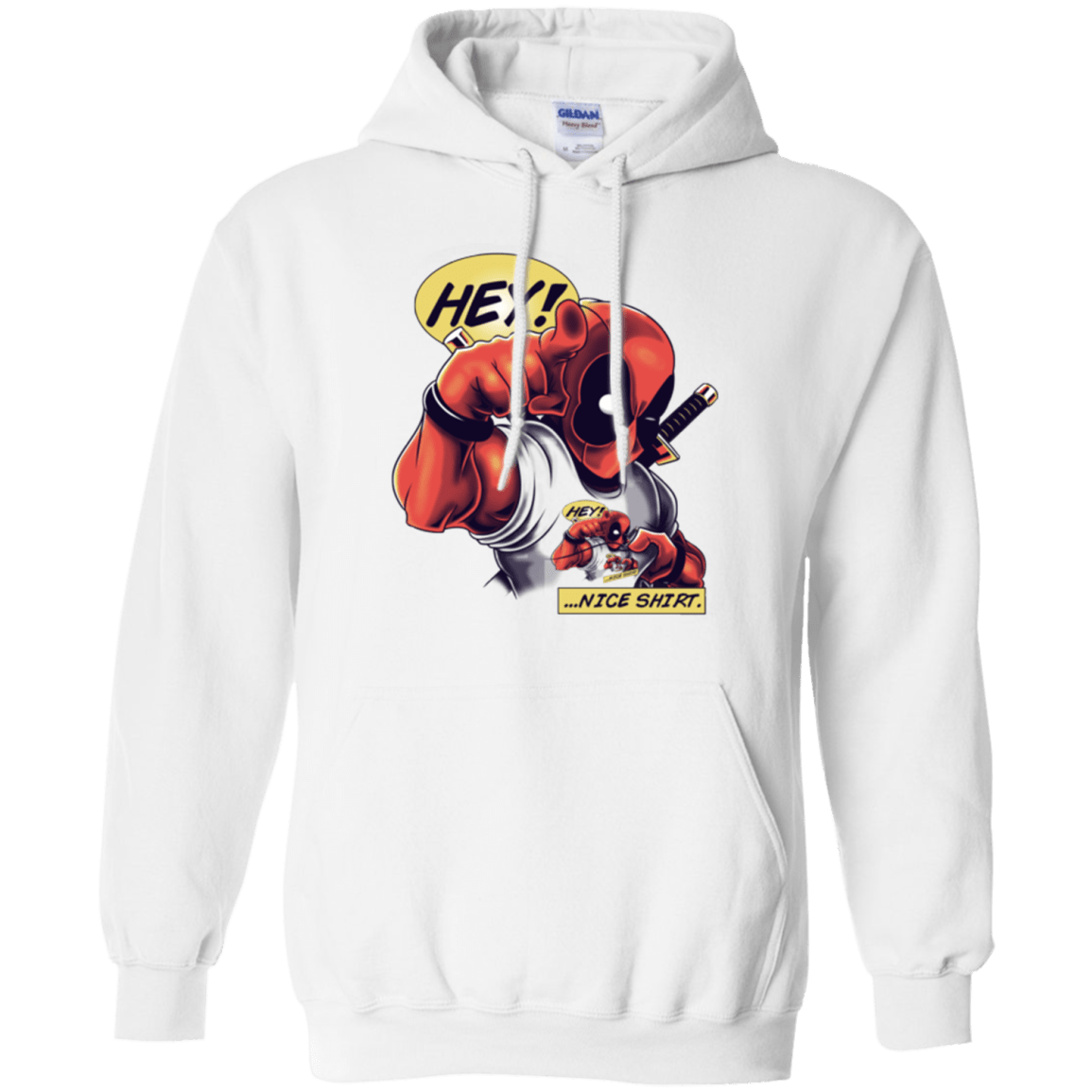 Sweatshirts White / Small Nice Shirt Pullover Hoodie