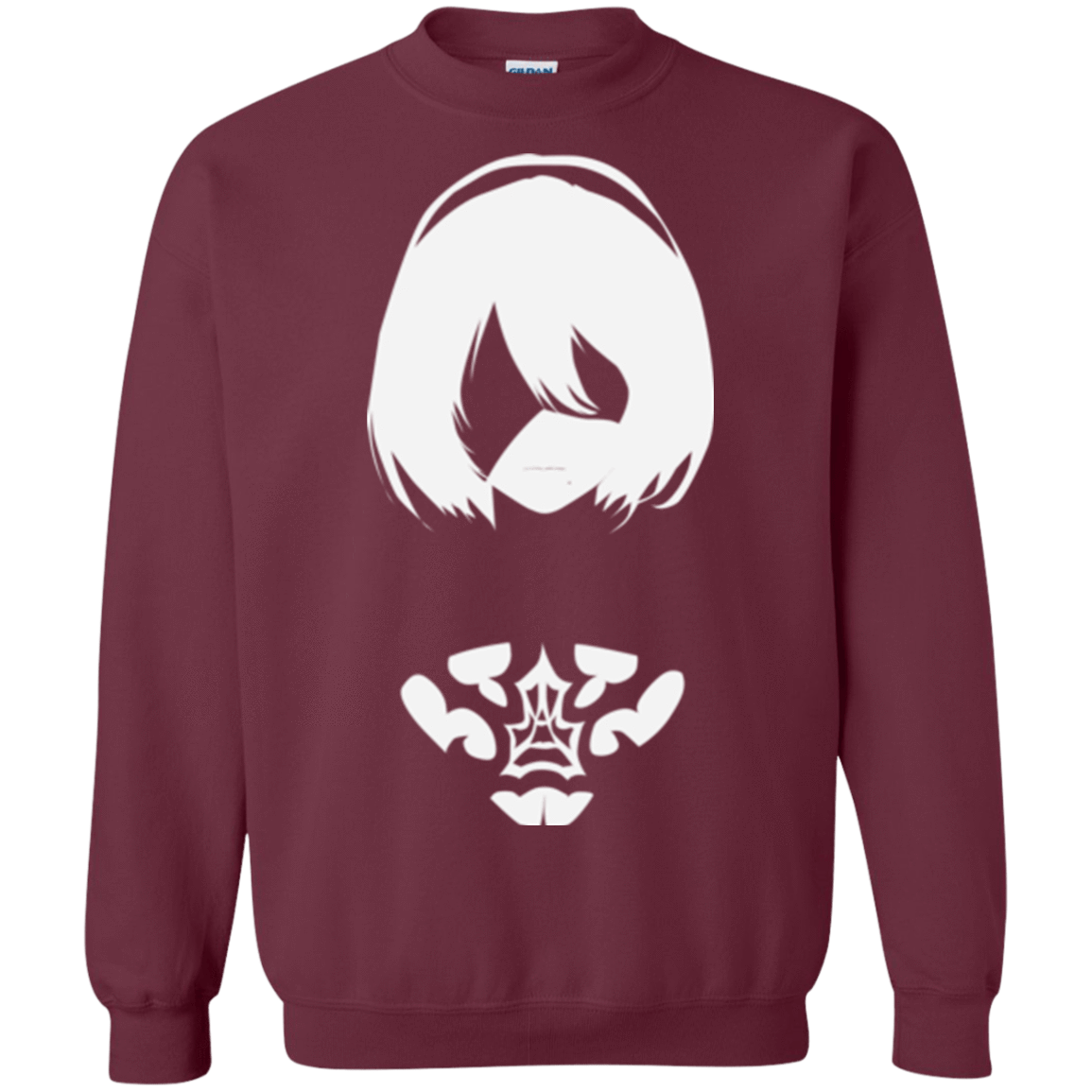 Sweatshirts Maroon / Small Nier Crewneck Sweatshirt