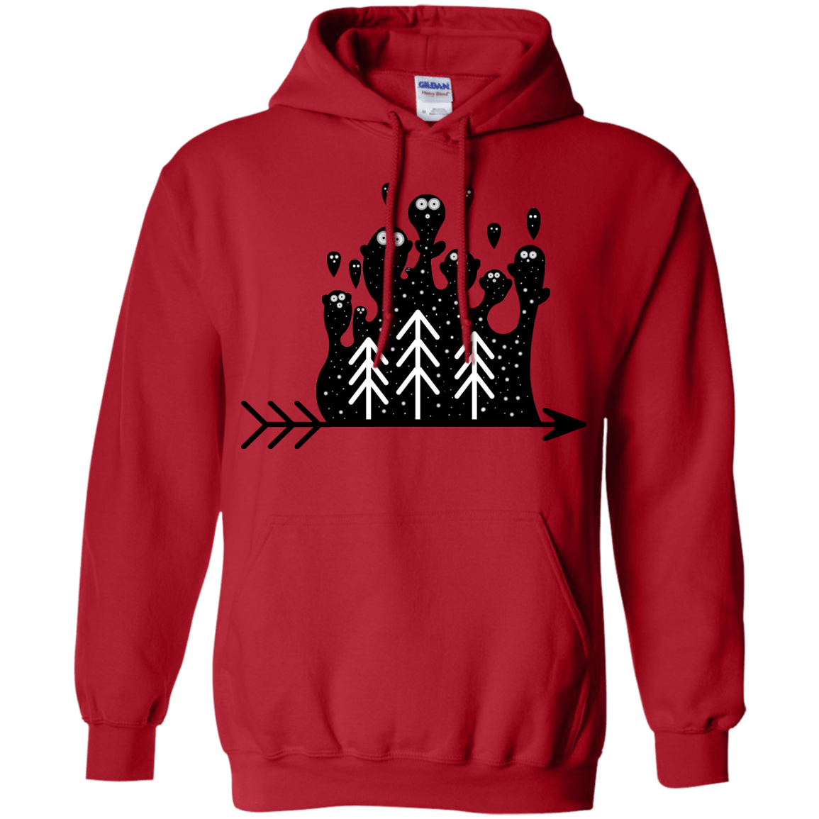 Sweatshirts Red / S Night Creatures Pullover Hoodie