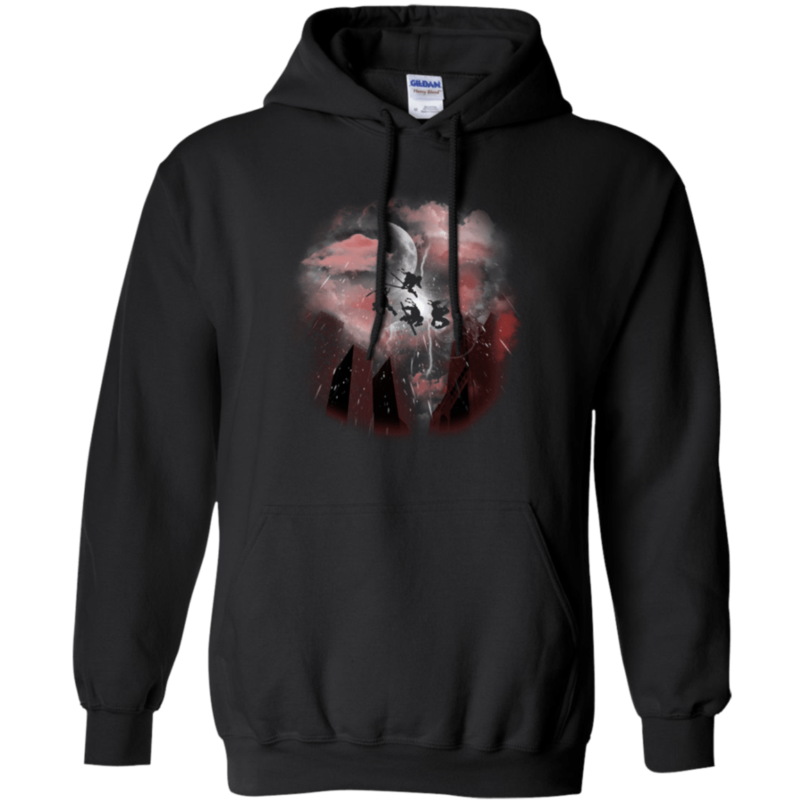 Sweatshirts Black / Small Night of the turtles Pullover Hoodie