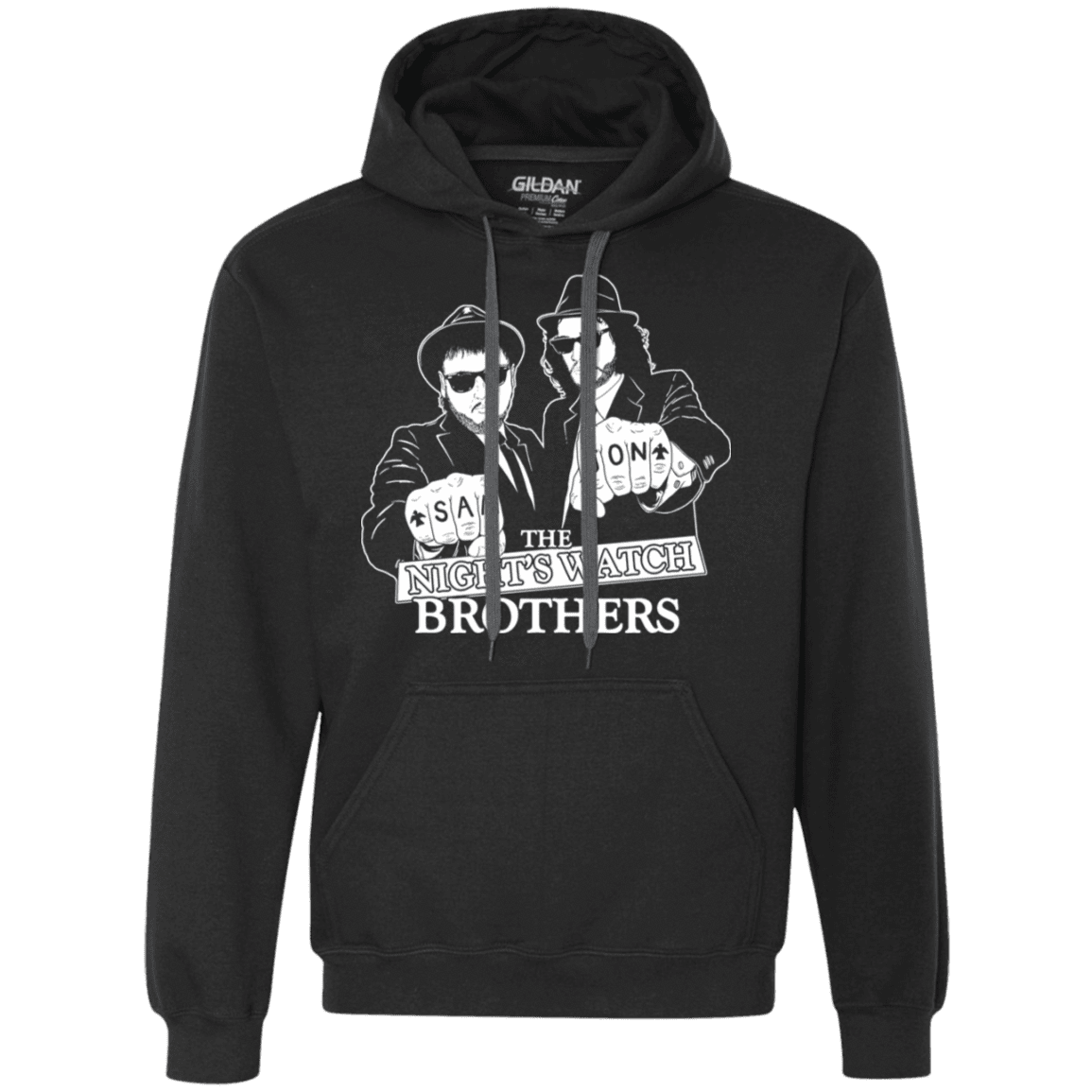 Sweatshirts Black / S Night Watch Brothers Premium Fleece Hoodie