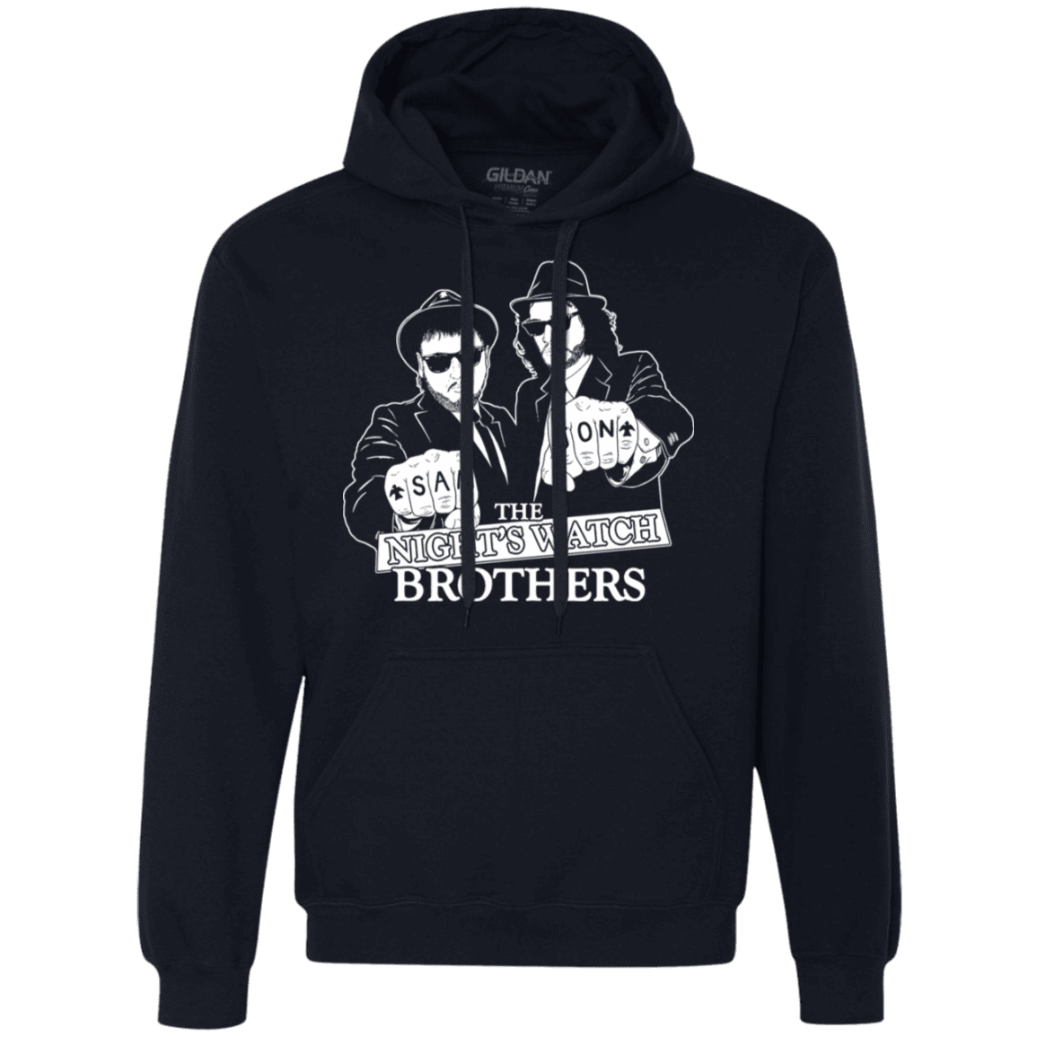 Sweatshirts Navy / S Night Watch Brothers Premium Fleece Hoodie