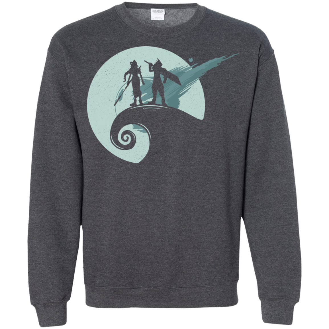Sweatshirts Dark Heather / Small Nightmare Before Fantasy Crewneck Sweatshirt