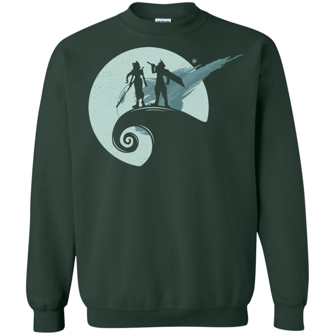 Sweatshirts Forest Green / Small Nightmare Before Fantasy Crewneck Sweatshirt