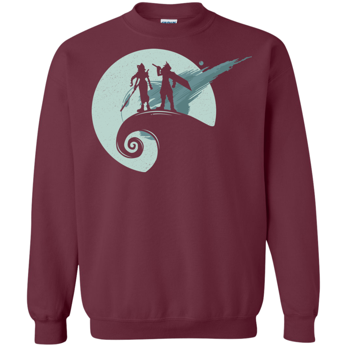 Sweatshirts Maroon / Small Nightmare Before Fantasy Crewneck Sweatshirt