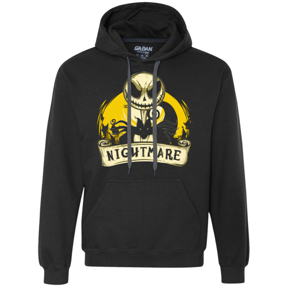Sweatshirts Black / Small Nightmare scroll Premium Fleece Hoodie