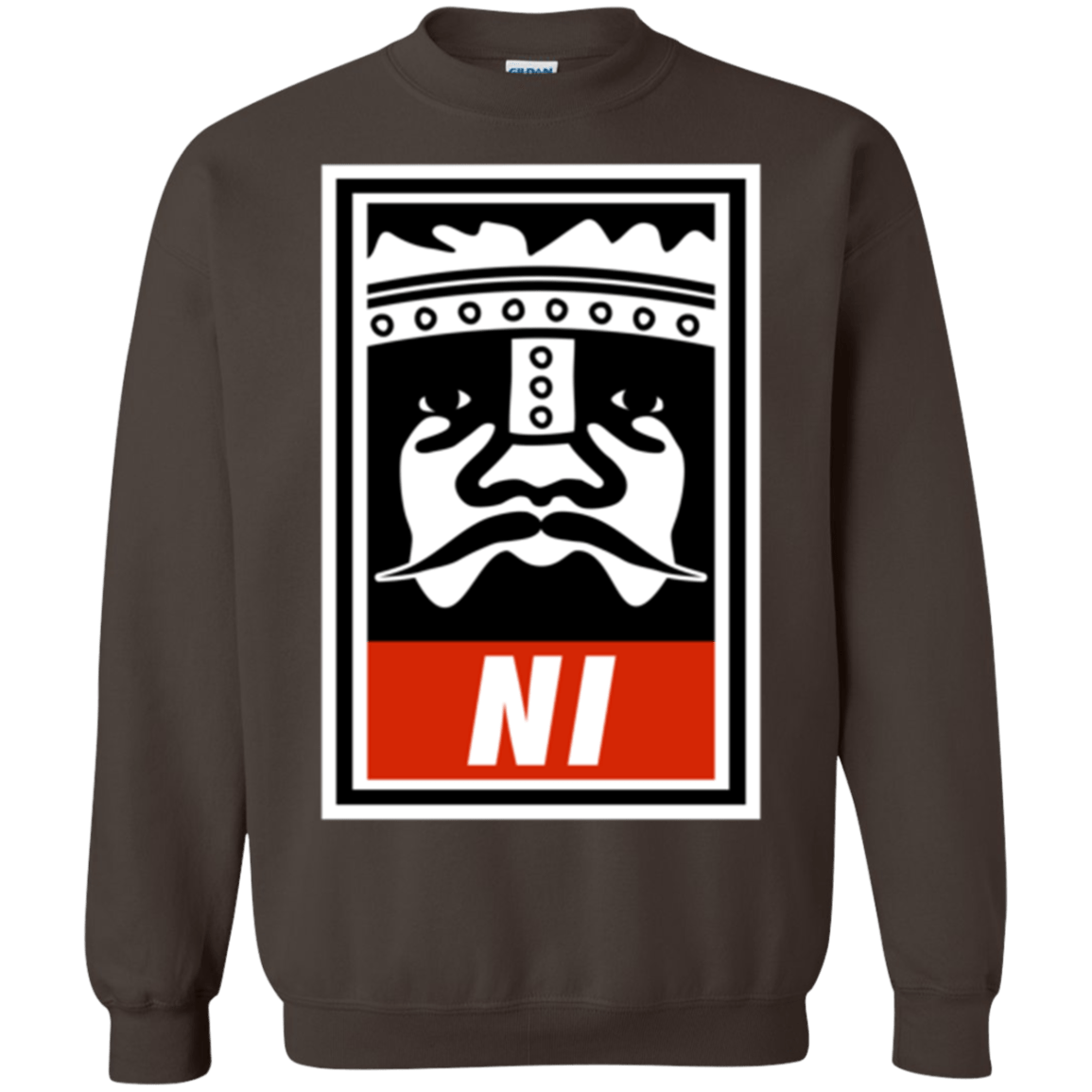 Sweatshirts Dark Chocolate / Small Niid to Obey Crewneck Sweatshirt