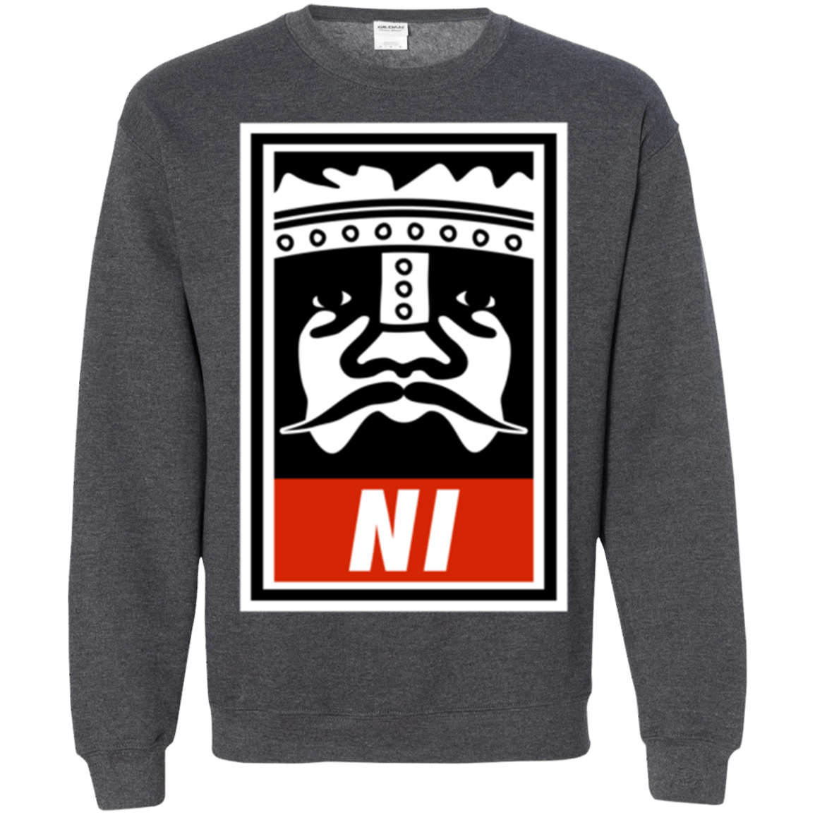 Sweatshirts Dark Heather / Small Niid to Obey Crewneck Sweatshirt