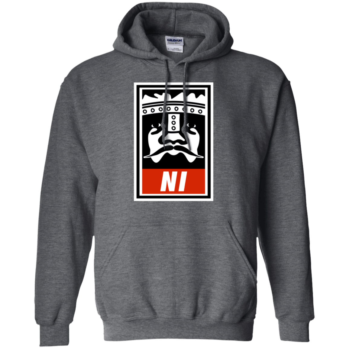 Sweatshirts Dark Heather / Small Niid to Obey Pullover Hoodie