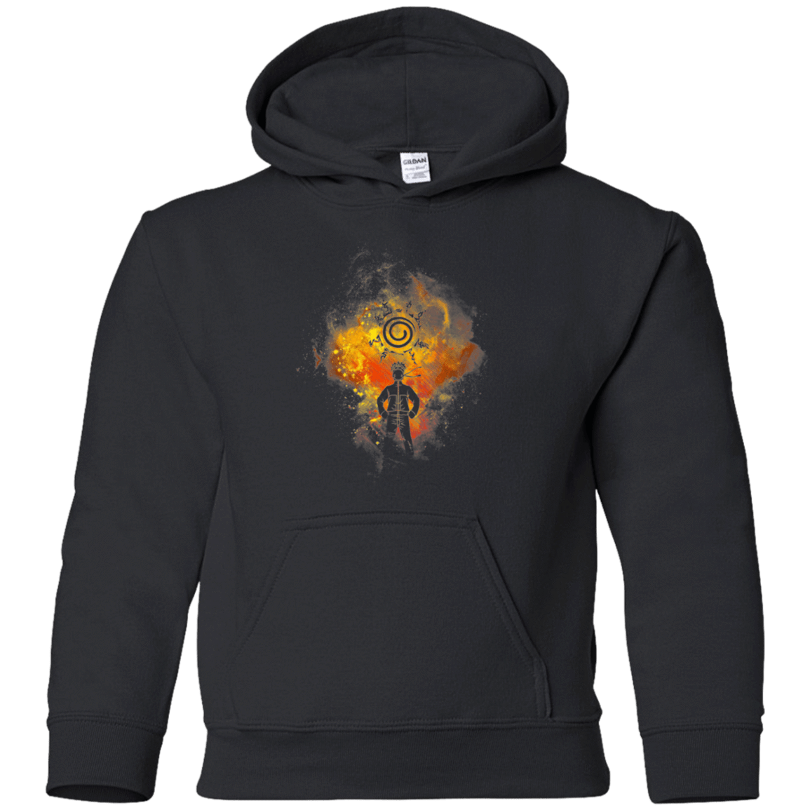 Sweatshirts Black / YS NINJA ART Youth Hoodie