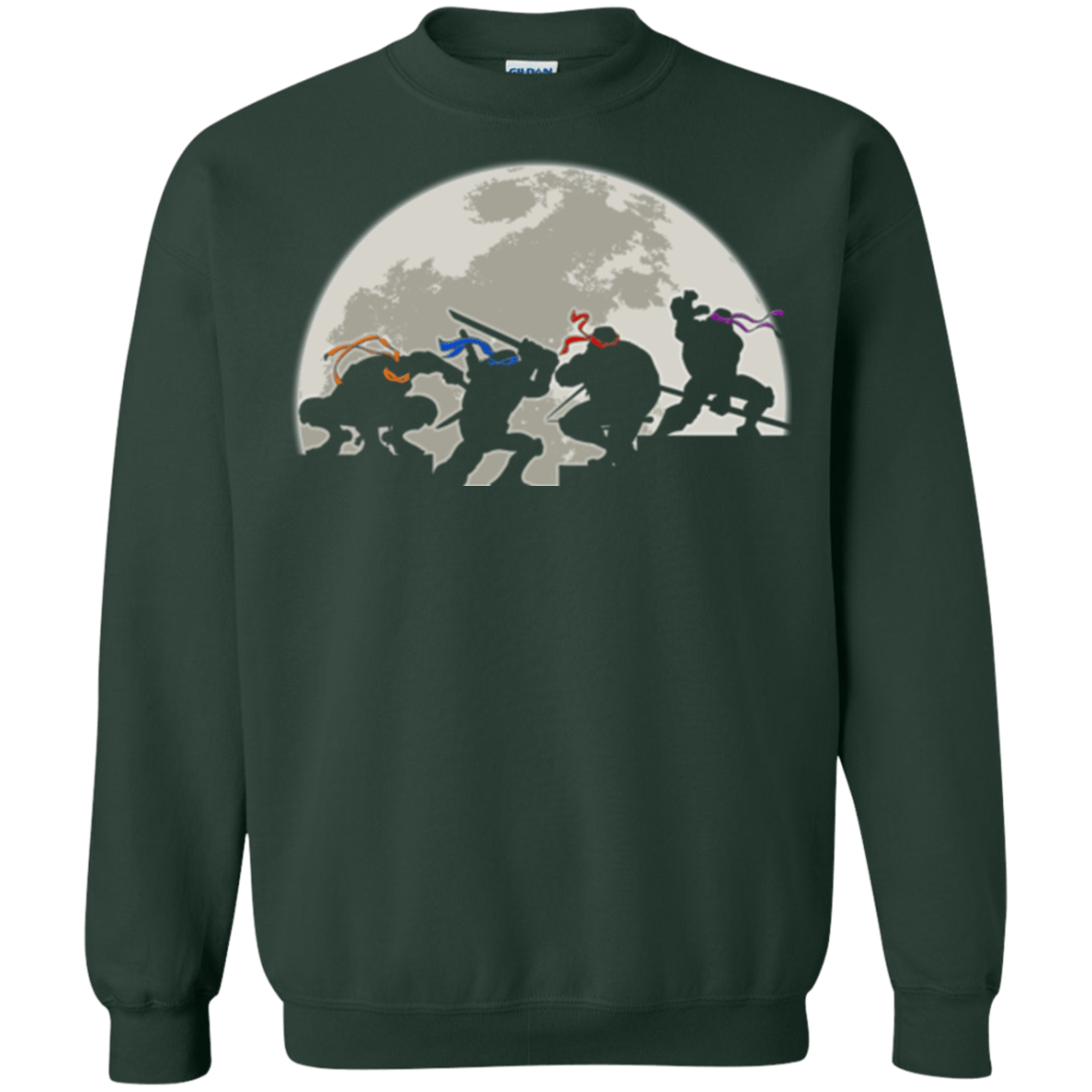 Sweatshirts Forest Green / Small Ninja Crewneck Sweatshirt