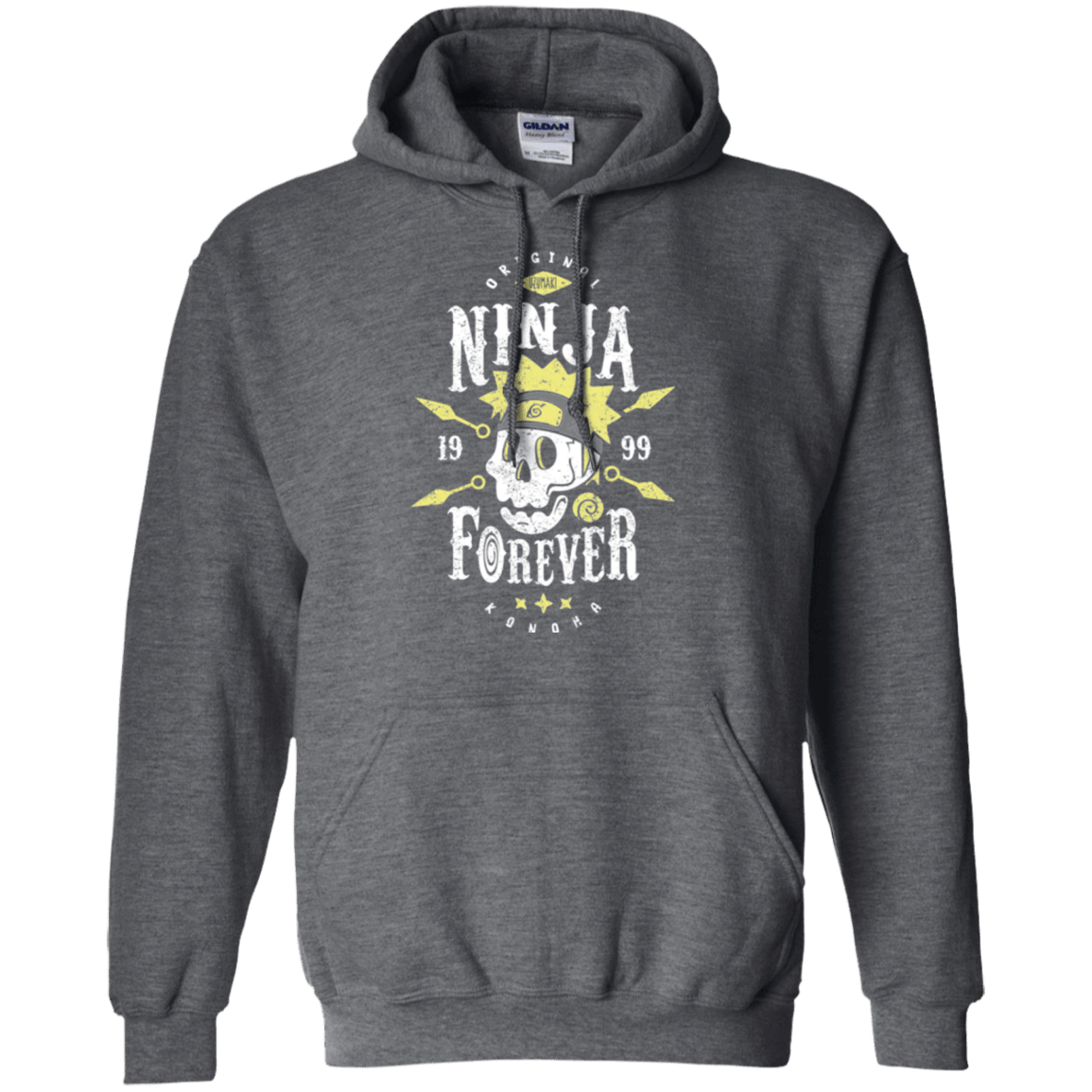 Sweatshirts Dark Heather / Small Ninja Forever Pullover Hoodie