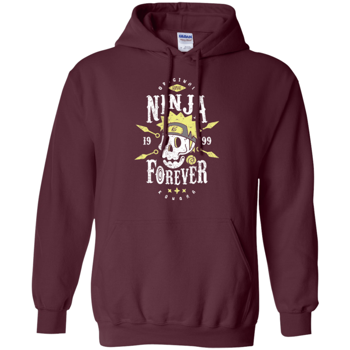 Sweatshirts Maroon / Small Ninja Forever Pullover Hoodie