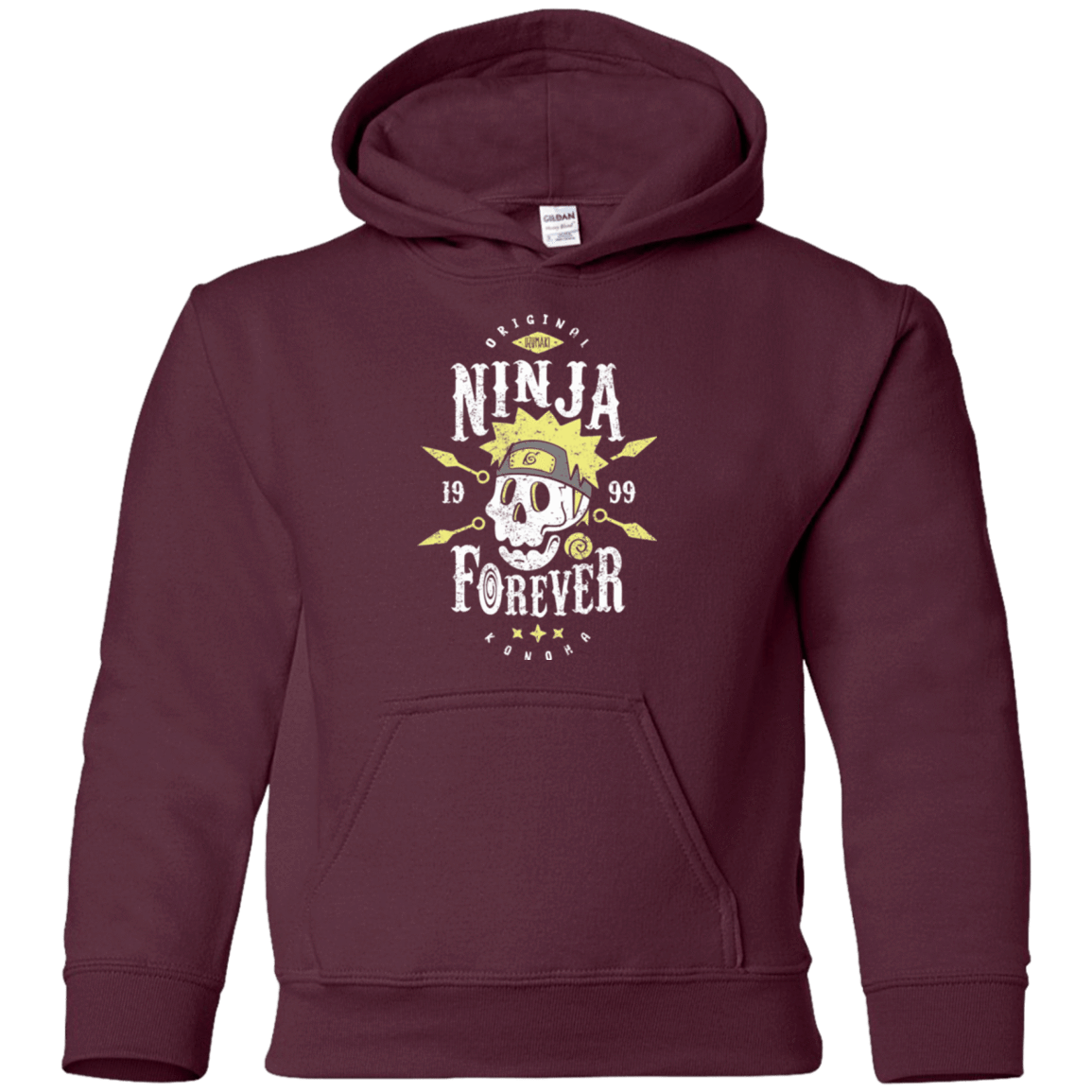 Sweatshirts Maroon / YS Ninja Forever Youth Hoodie