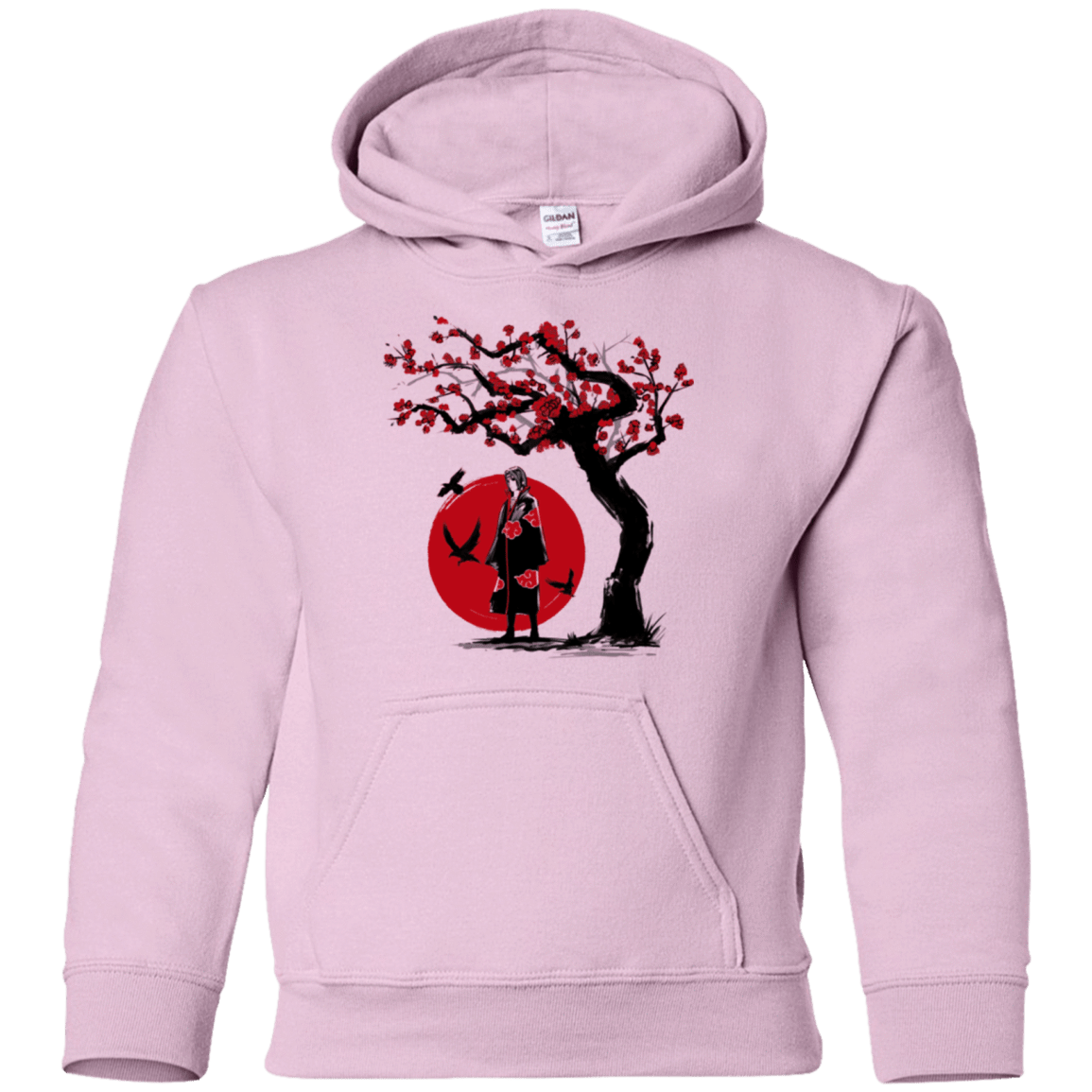 Sweatshirts Light Pink / YS Ninja under the sun Youth Hoodie