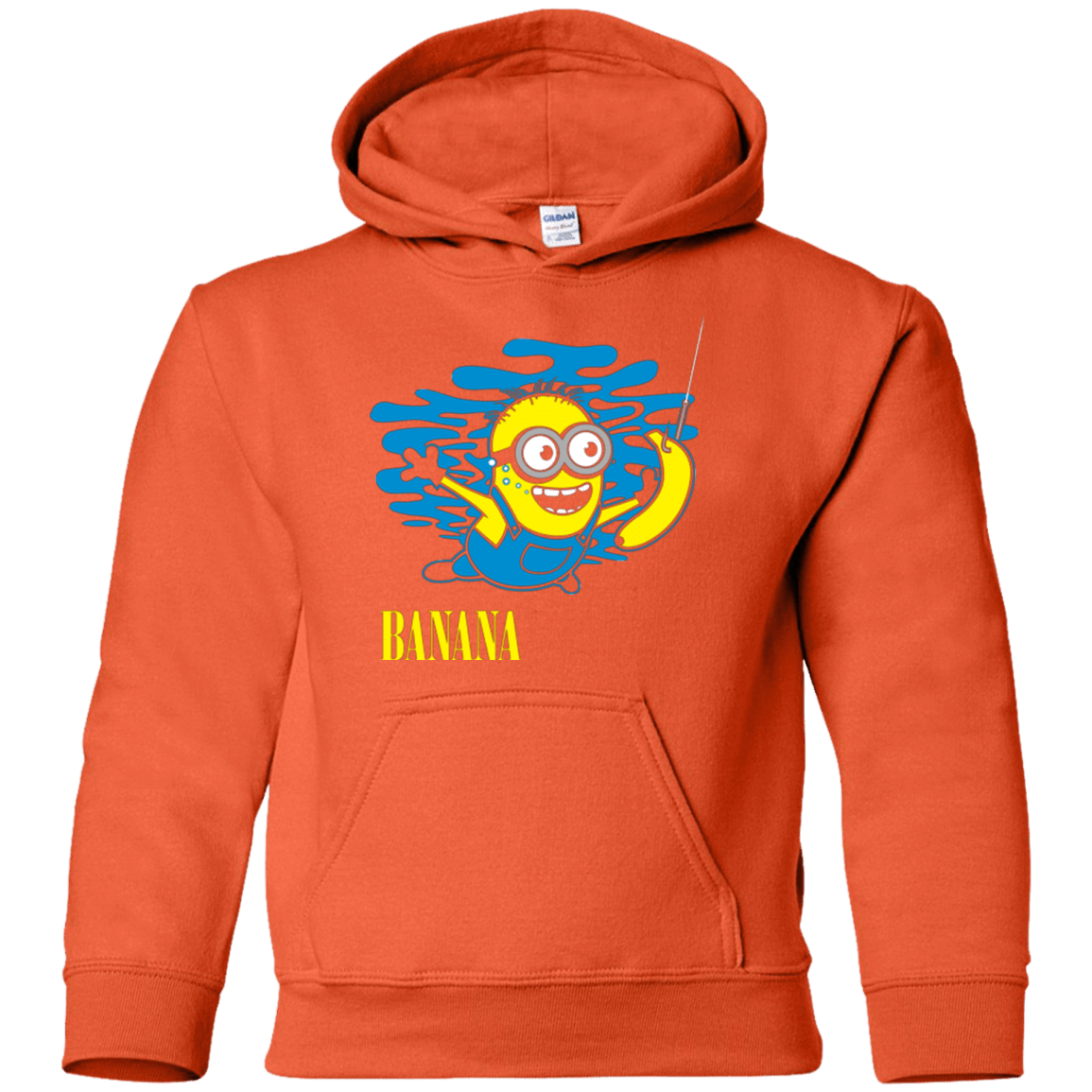 Sweatshirts Orange / YS Nirvana Banana Youth Hoodie