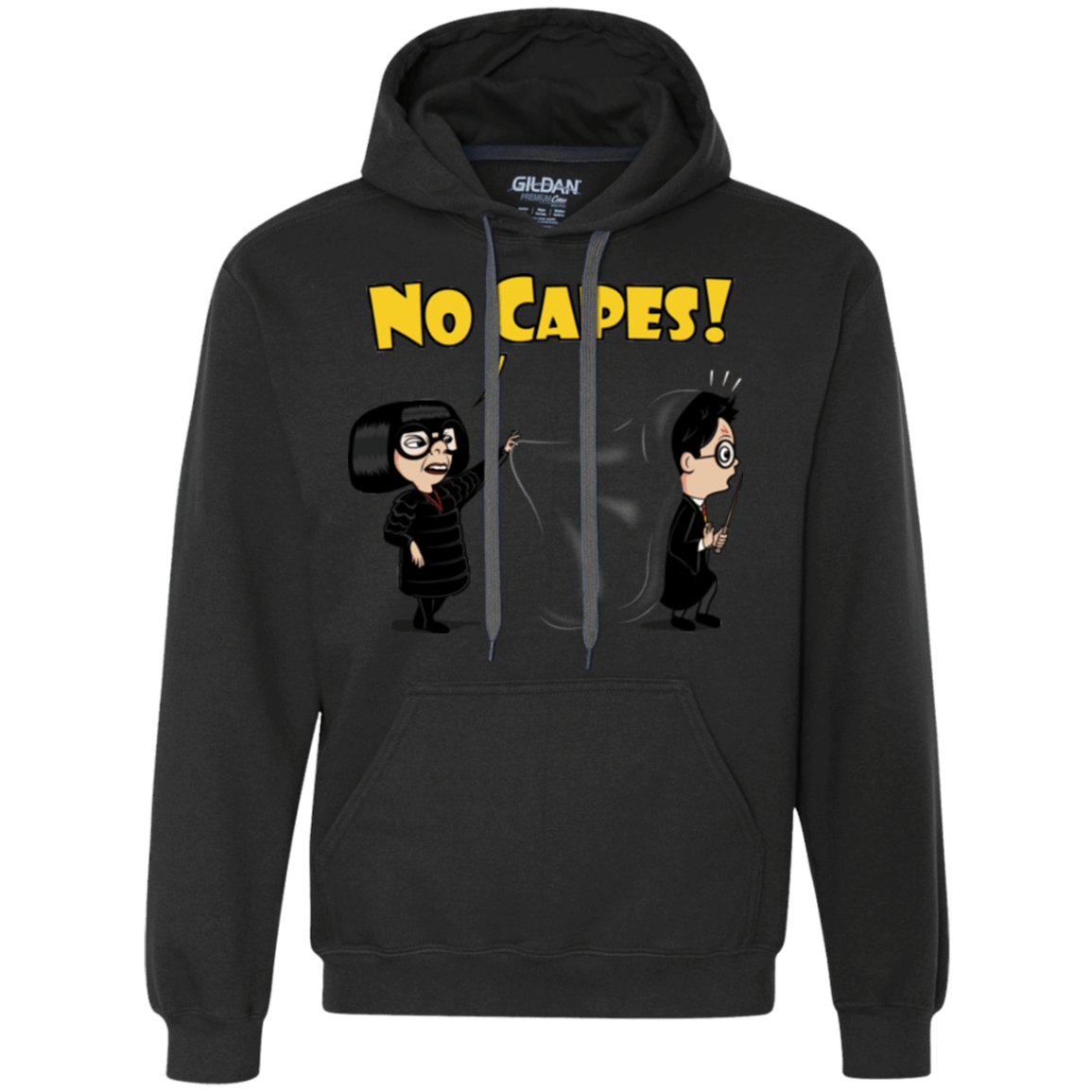Sweatshirts Black / Small No Capes Premium Fleece Hoodie