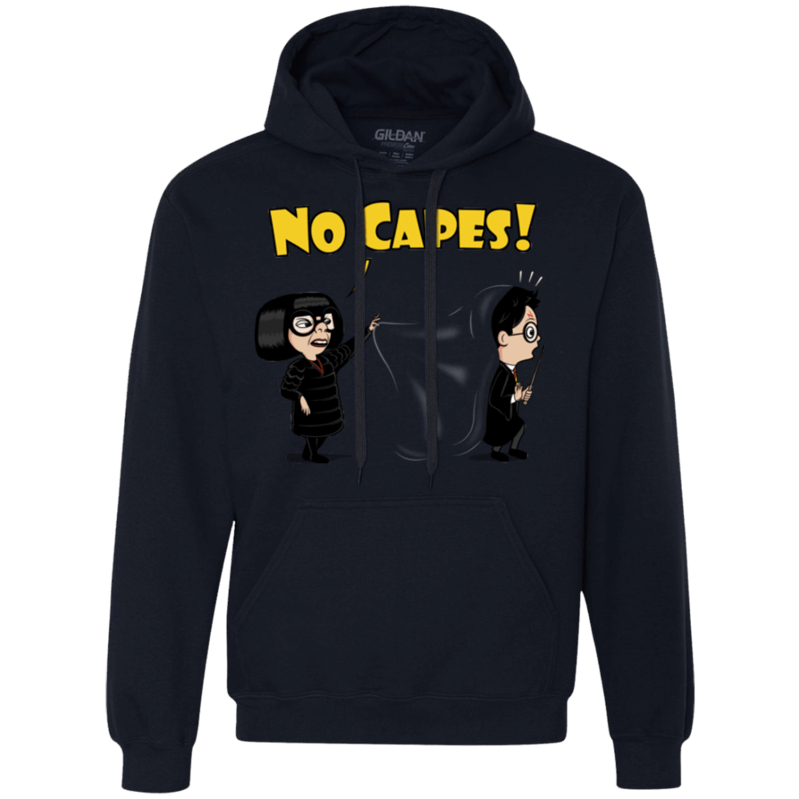 Sweatshirts Navy / Small No Capes Premium Fleece Hoodie