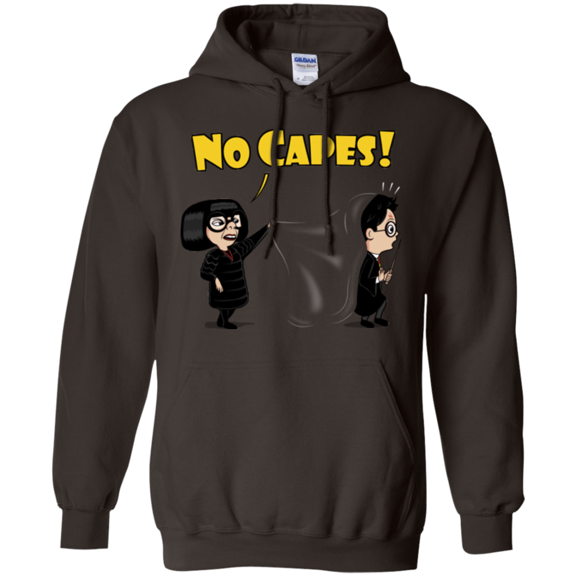 Sweatshirts Dark Chocolate / Small No Capes Pullover Hoodie