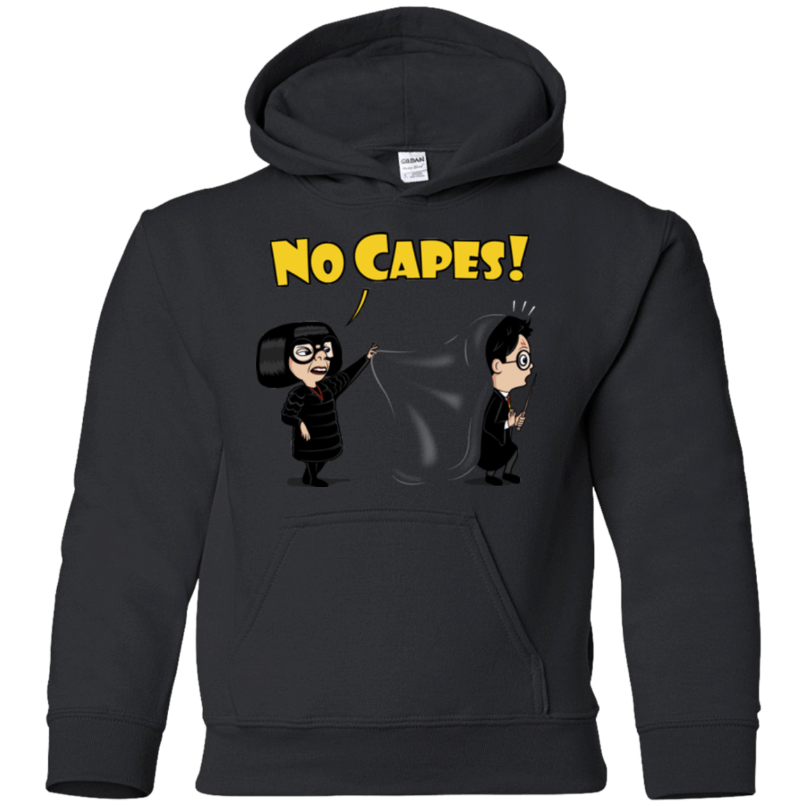 Sweatshirts Black / YS No Capes Youth Hoodie