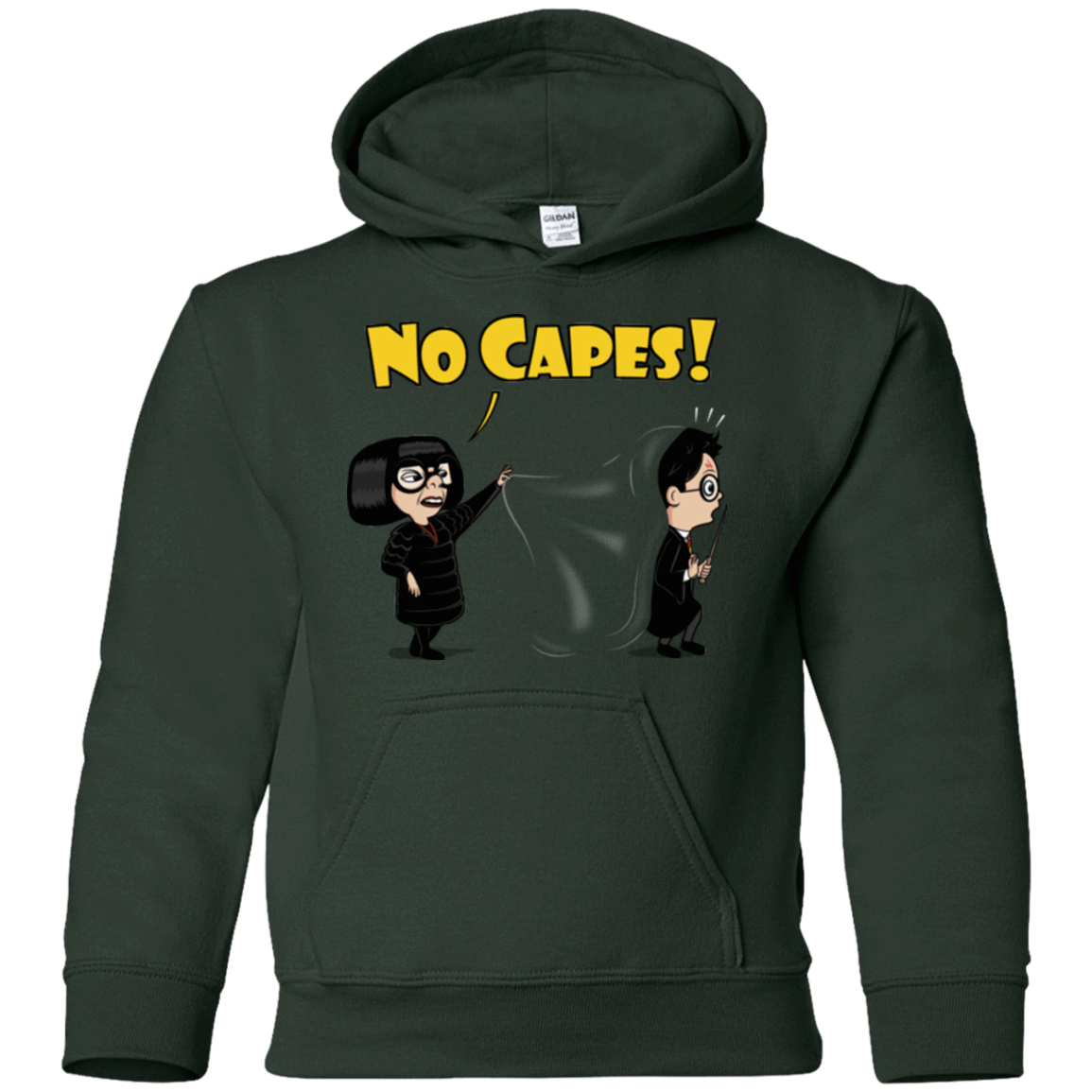 Sweatshirts Forest Green / YS No Capes Youth Hoodie