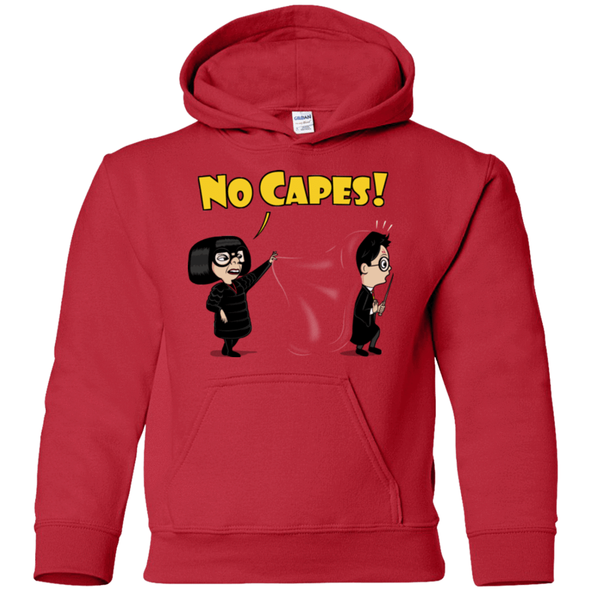 Sweatshirts Red / YS No Capes Youth Hoodie