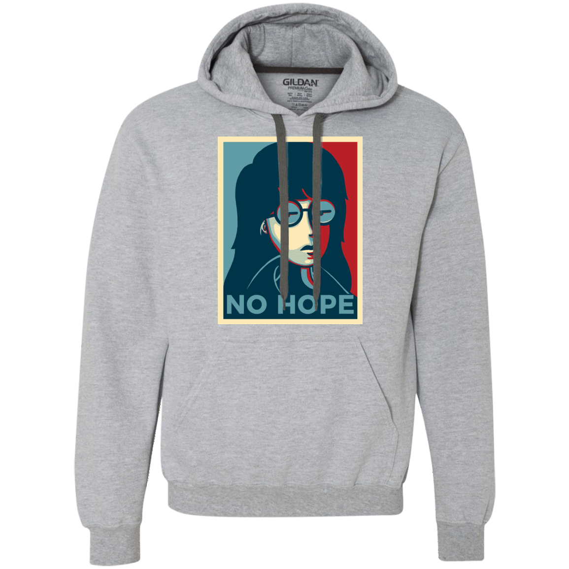 Sweatshirts Sport Grey / S No Life. No Hope. No Future Premium Fleece Hoodie