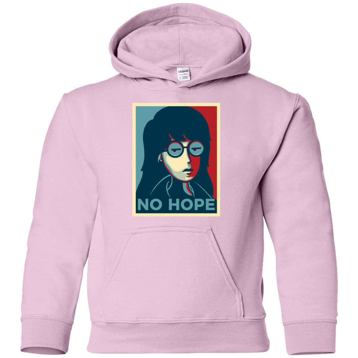 Sweatshirts Light Pink / YS No Life. No Hope. No Future Youth Hoodie