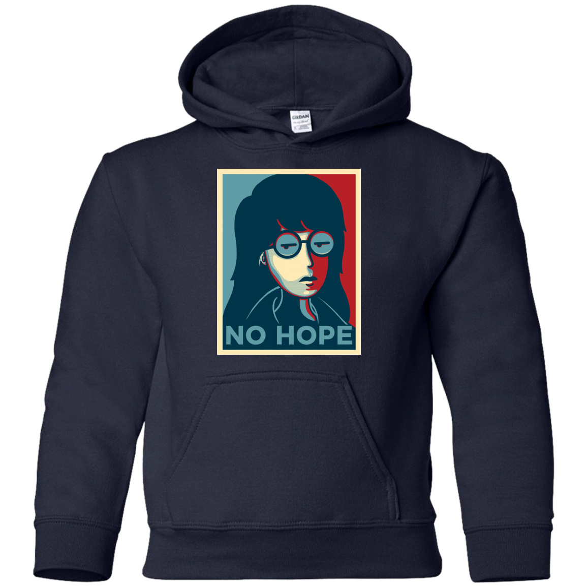 Sweatshirts Navy / YS No Life. No Hope. No Future Youth Hoodie