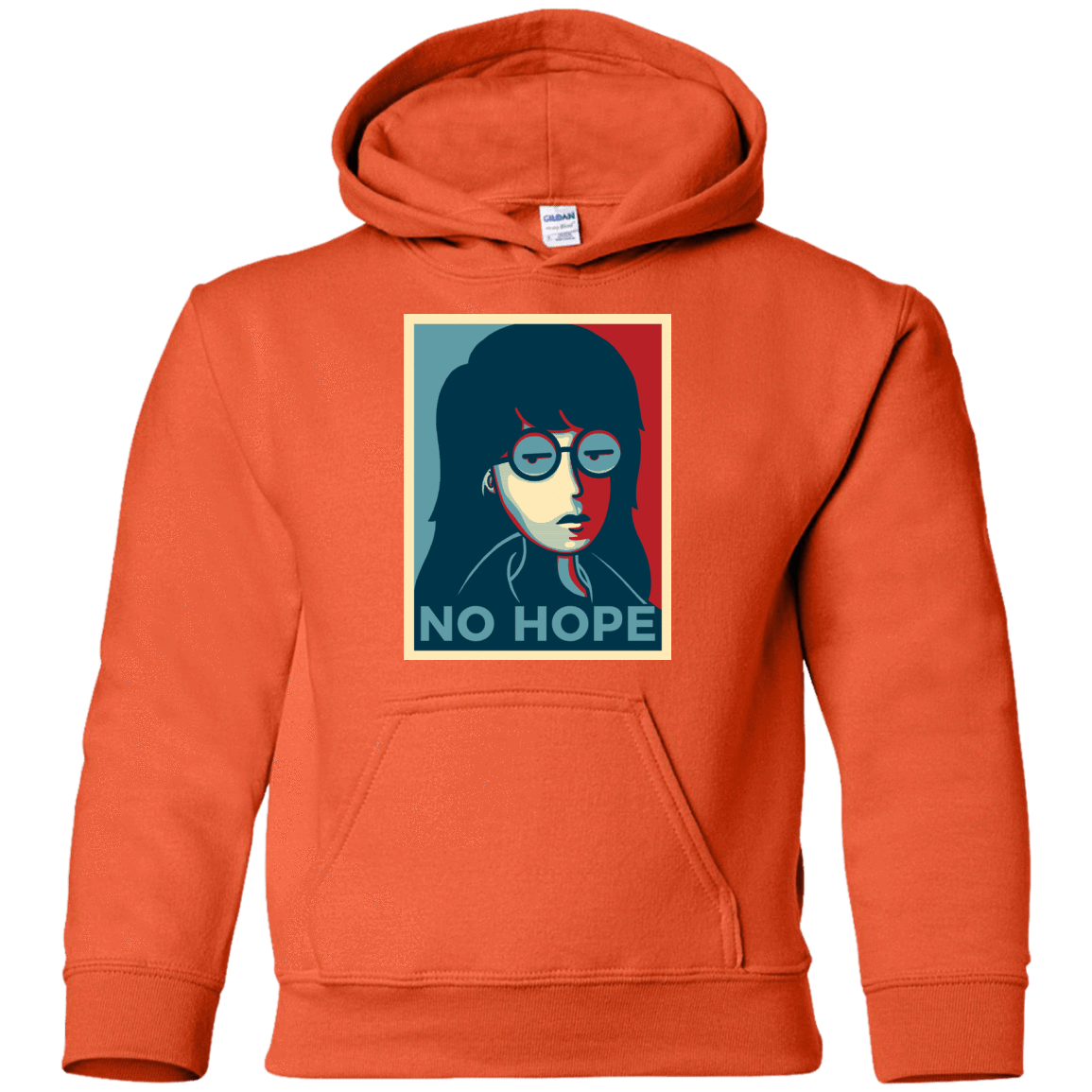 Sweatshirts Orange / YS No Life. No Hope. No Future Youth Hoodie