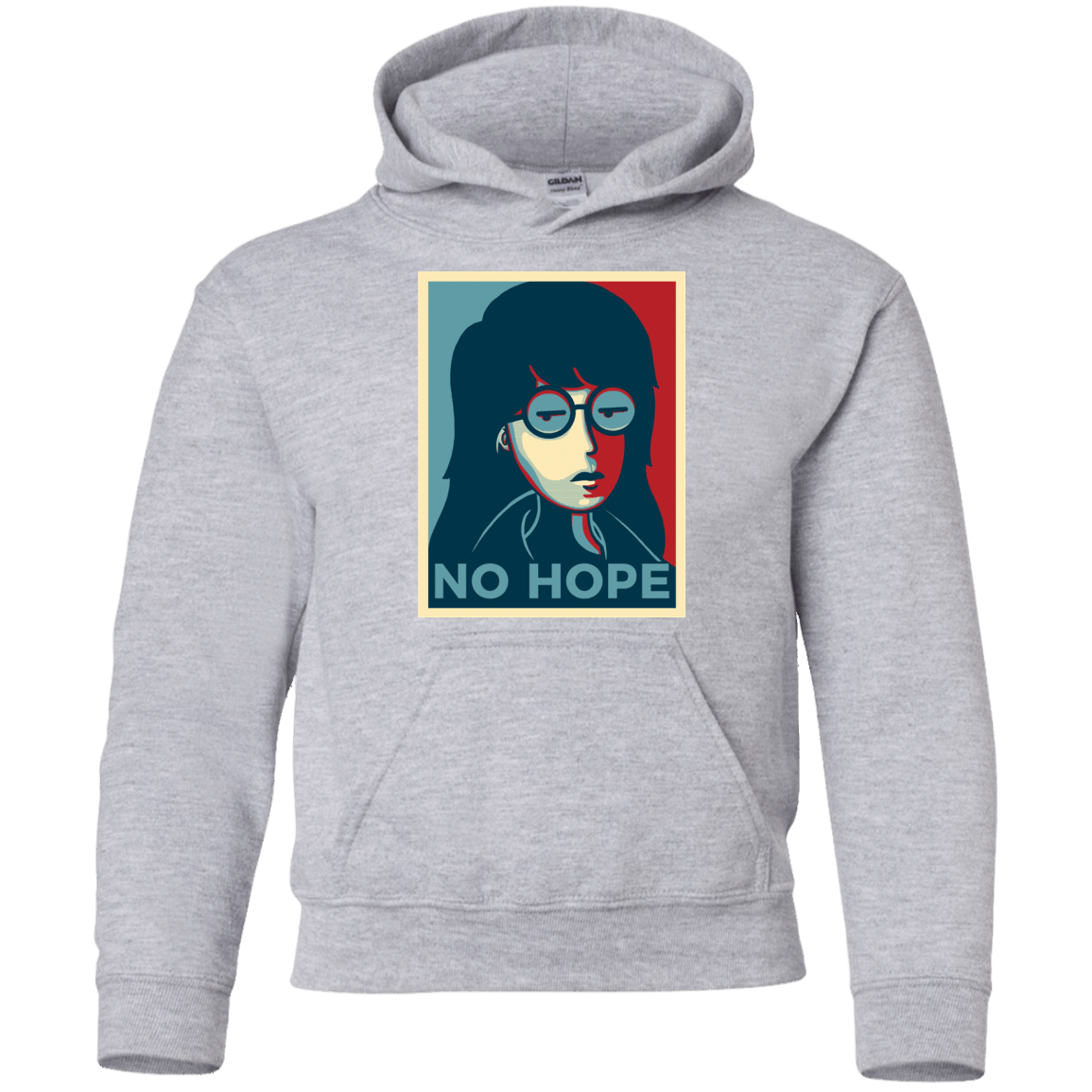 Sweatshirts Sport Grey / YS No Life. No Hope. No Future Youth Hoodie