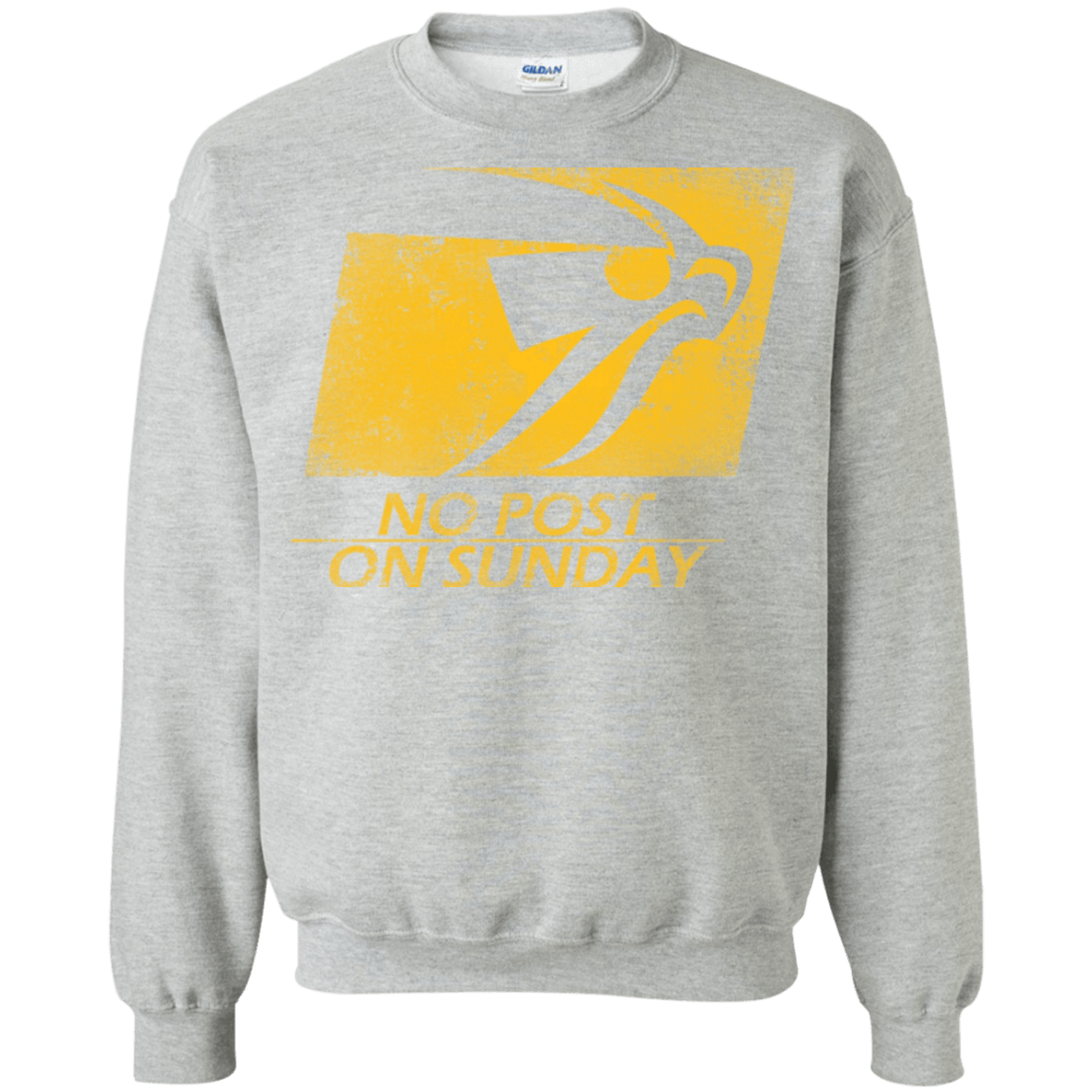 Sweatshirts Sport Grey / Small No Post On Sunday Crewneck Sweatshirt