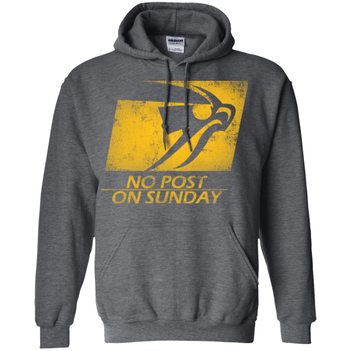 Sweatshirts Dark Heather / Small No Post On Sunday Pullover Hoodie