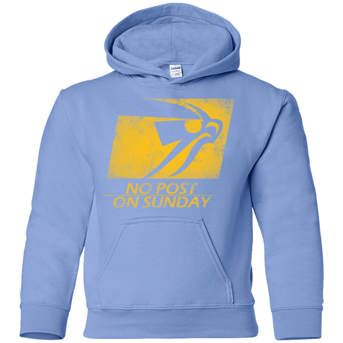 Sweatshirts Carolina Blue / YS No Post On Sunday Youth Hoodie