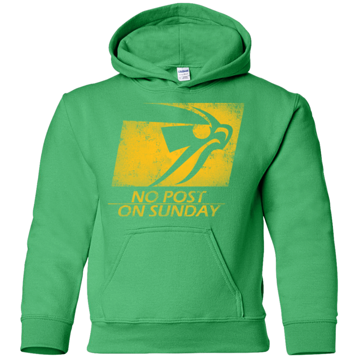 Sweatshirts Irish Green / YS No Post On Sunday Youth Hoodie