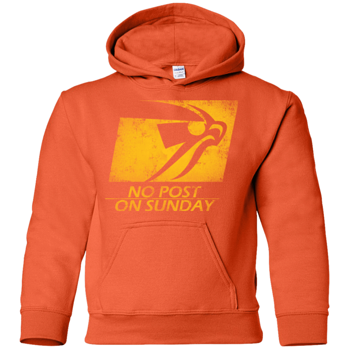Sweatshirts Orange / YS No Post On Sunday Youth Hoodie