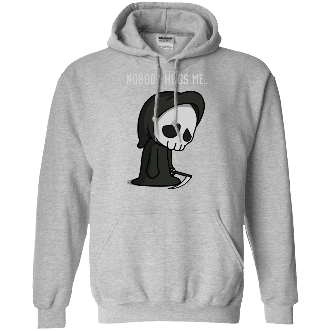 Sweatshirts Sport Grey / S Nobody Hugs Me Pullover Hoodie