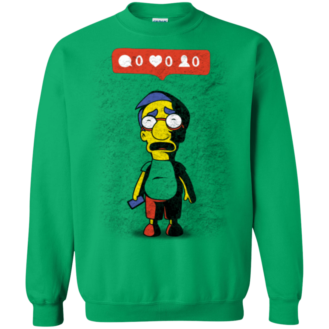 Sweatshirts Irish Green / S Nobody Likes Him Crewneck Sweatshirt