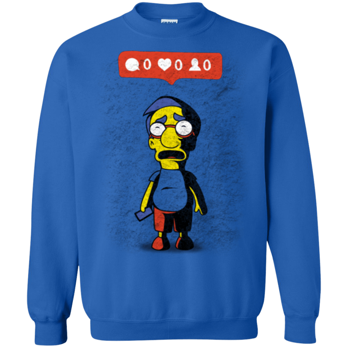 Sweatshirts Royal / S Nobody Likes Him Crewneck Sweatshirt