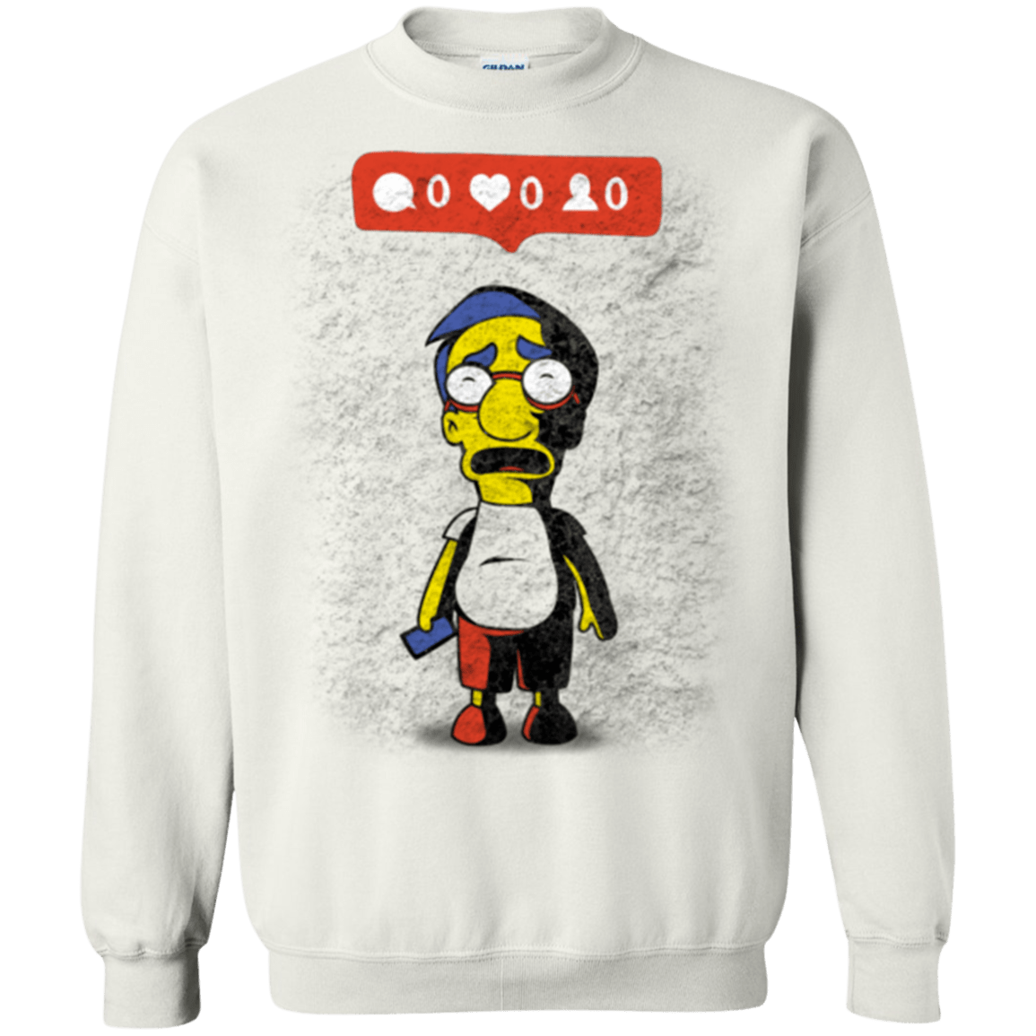 Sweatshirts White / S Nobody Likes Him Crewneck Sweatshirt