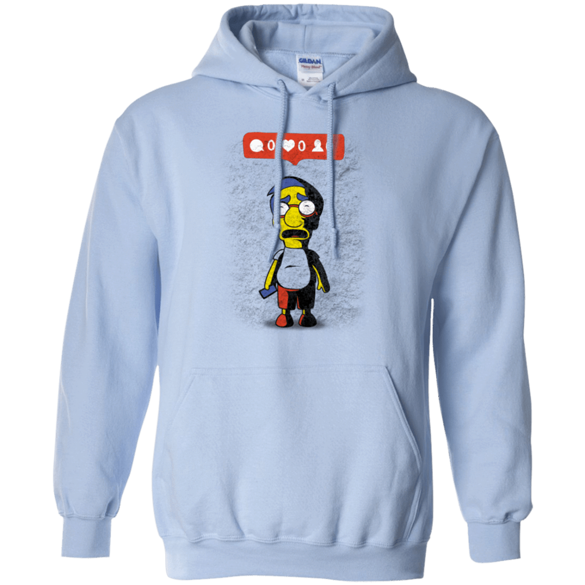 Sweatshirts Light Blue / S Nobody Likes Him Pullover Hoodie